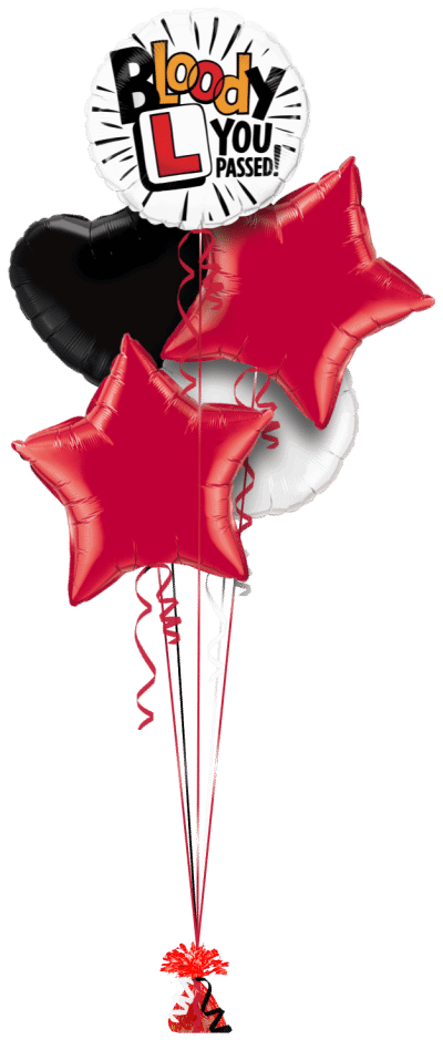 Bloody L You Passed! Balloon Bunch