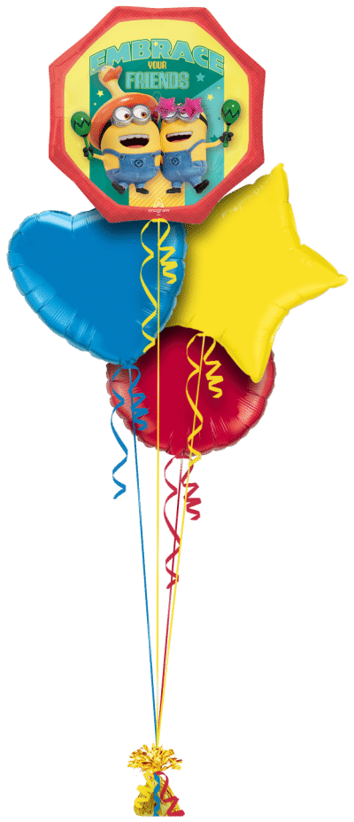 Minions Friends Balloon Bunch