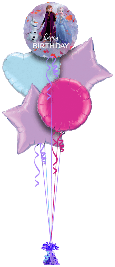 Birthday Frozen Balloon Bunch