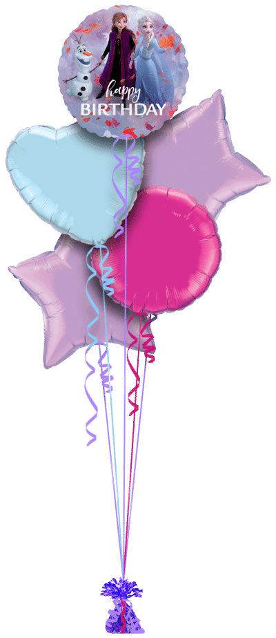 Birthday Frozen Balloon Bunch
