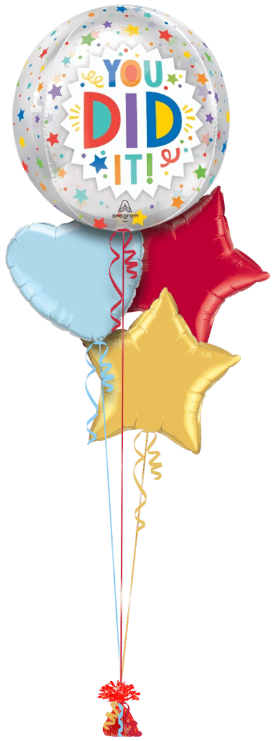 You Did It Orbz Balloon Bunch
