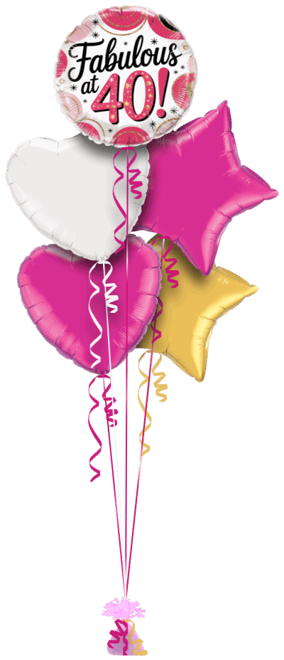 Fab at 40! Balloon Bunch