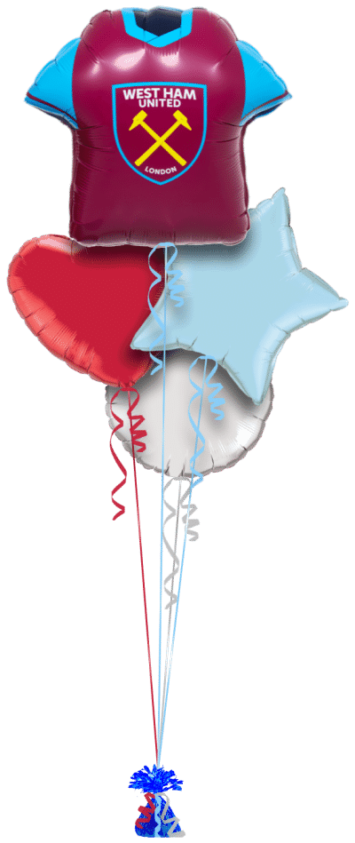 West Ham Football Shirt Balloon Bunch