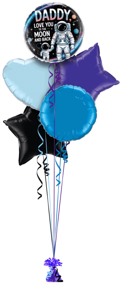 Space Daddy Balloon Bunch