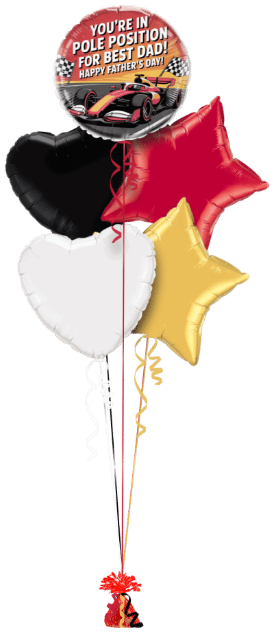 F1 Dad Balloon Bunch