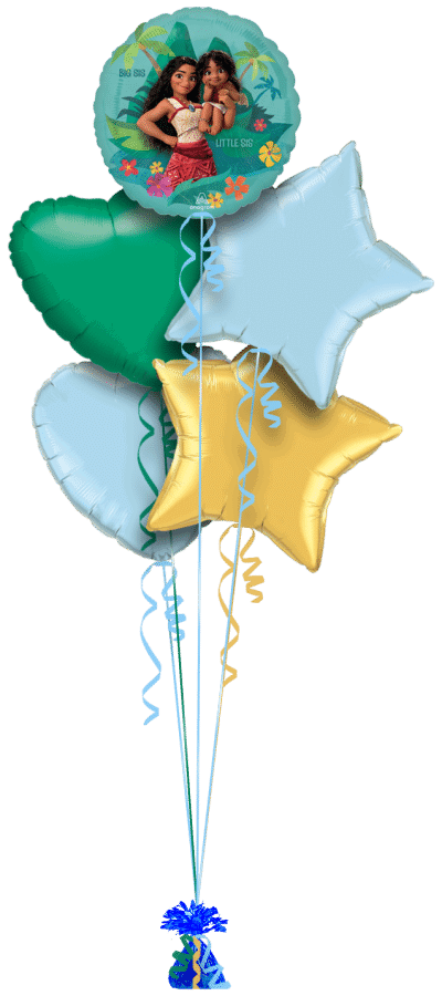 Moana Balloon Bunch