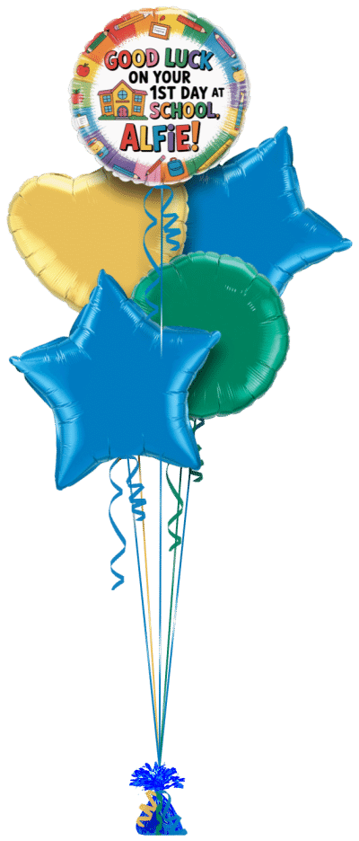 1st Day at School Balloon Bunch