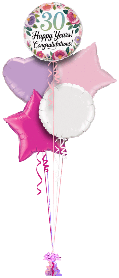 30 Years Balloon Bunch