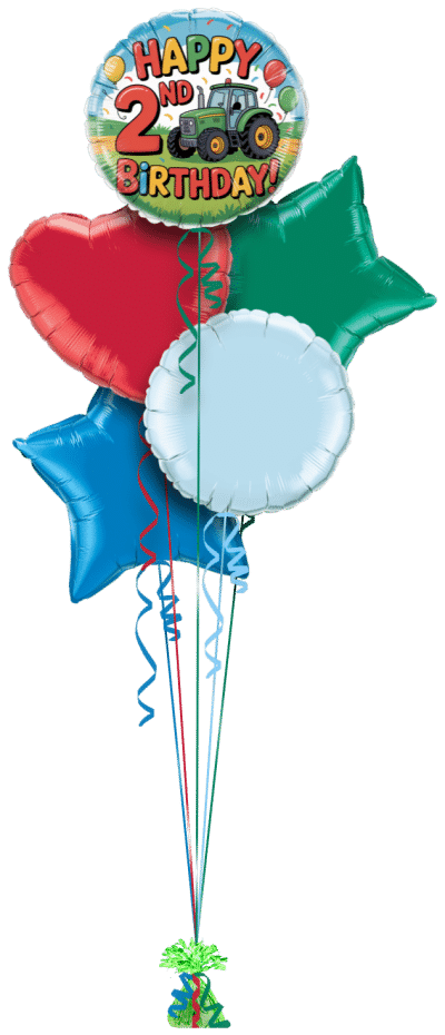 2nd birthday Balloon Bunch