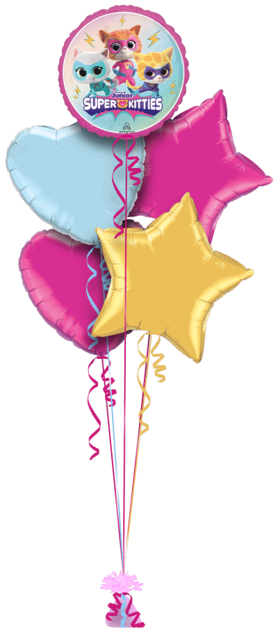 Super Kitties Balloon Bunch