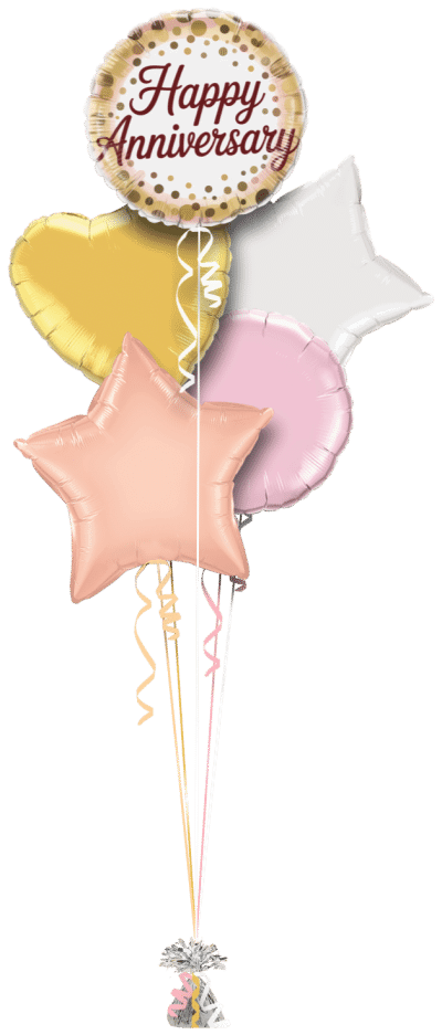 Happy Anniversary Balloon Bunch