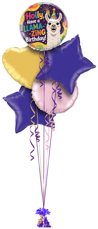 Llamazing Birthday Balloon Bunch