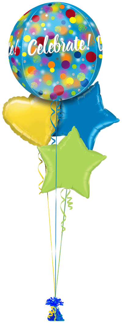Celebrate Orbz Balloon Bunch