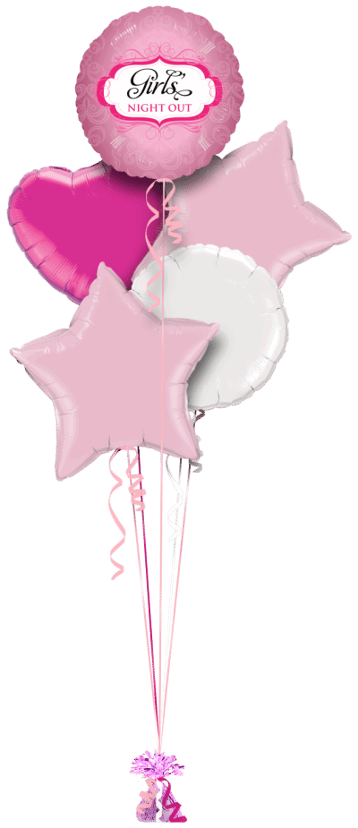 Girls Night Out Balloon Bunch