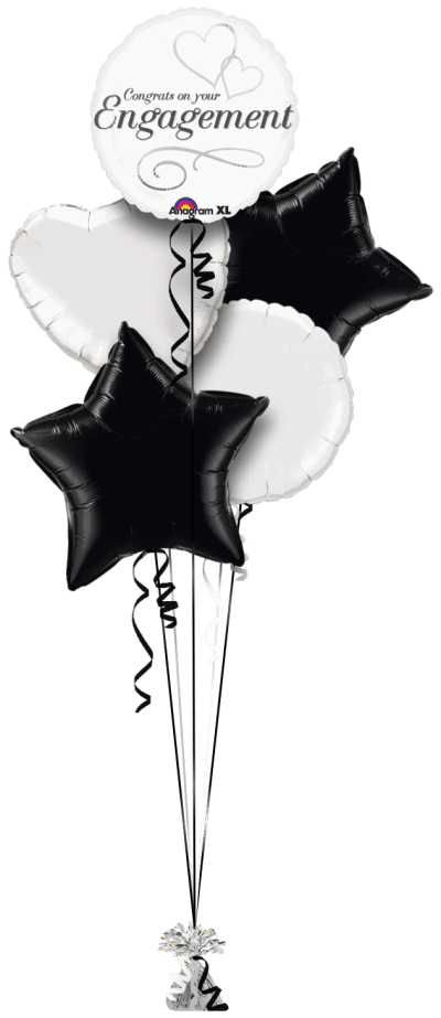 Congrats On Your Engagement Balloon Bunch