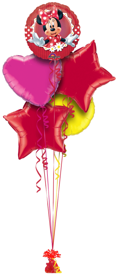 Minnie Mouse Balloon Bunch
