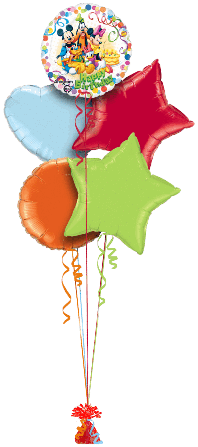 Mickey Mouse and Friends Party Balloon Bunch
