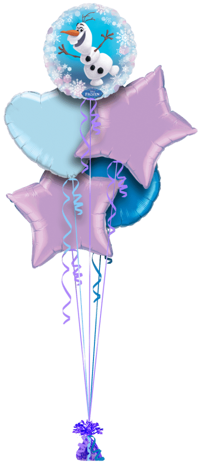 Frozen Olaf Balloon Bunch