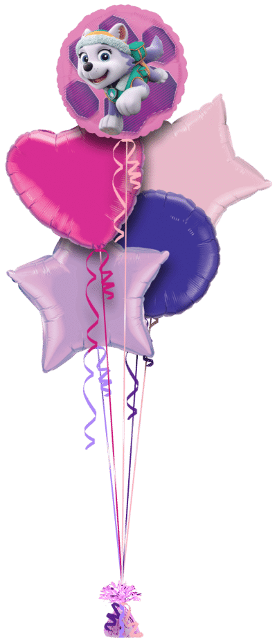 Paw Patrol Everest Rescue Pup Balloon Bunch