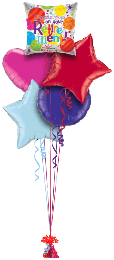 Congratulations on your Retirement Balloon Bunch