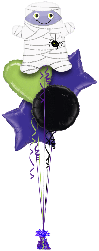 Smiley Mummy Balloon Bunch