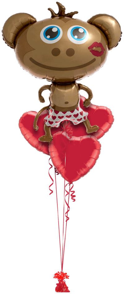 Hunky Monkey Balloon Bunch