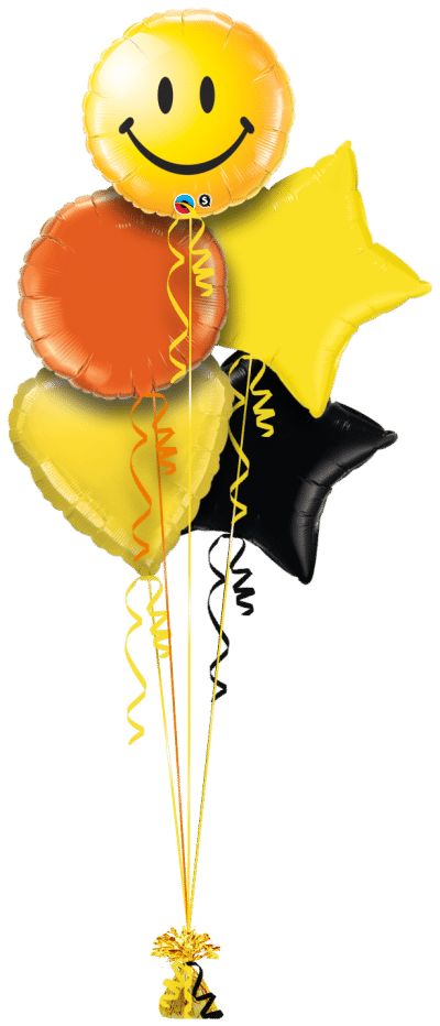 Smiley Emoji Balloon Bunch