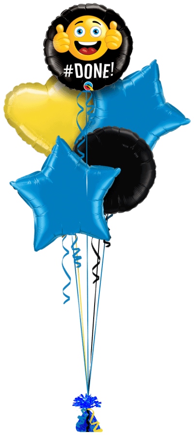 Hashtag DONE Balloon Bunch