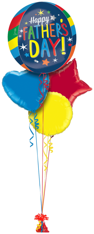 Fathers Day Orbz Balloon Bunch
