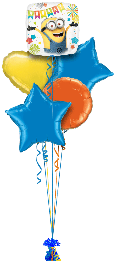 Minions Hooray Balloon Bunch