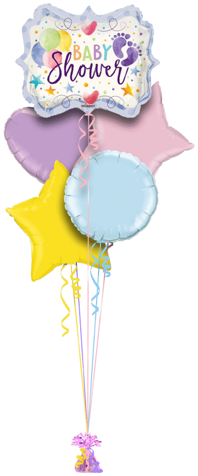 Baby Shower Shape Balloon Bunch