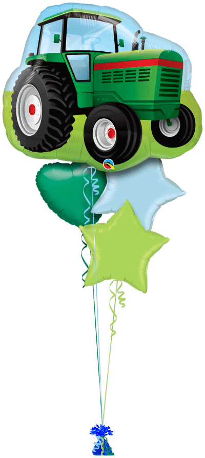 Giant Tractor Balloon Bunch