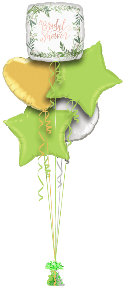 Elegant Bridal Shower Balloon Bunch