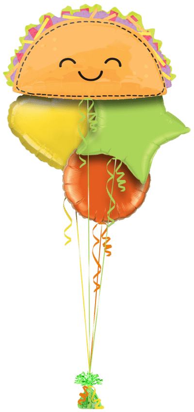 Taco Fun Balloon Bunch