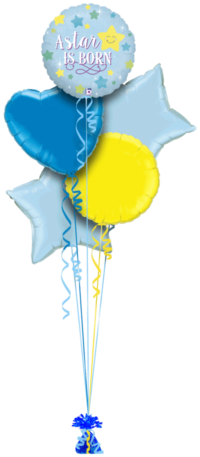 A Star Is Born Boy Balloon Bunch
