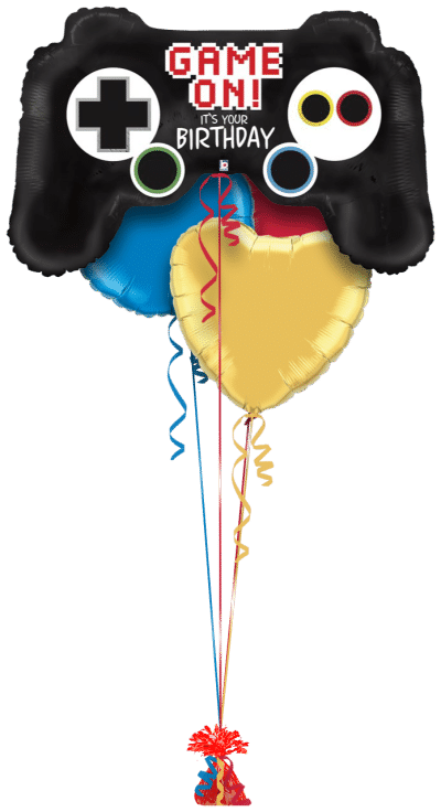 Game On Birthday Balloon Bunch