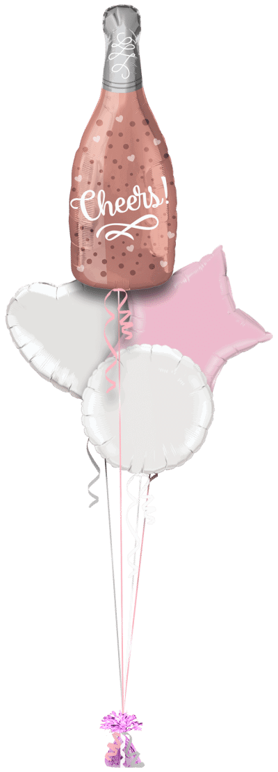 Cheers Bubbly Balloon Bunch