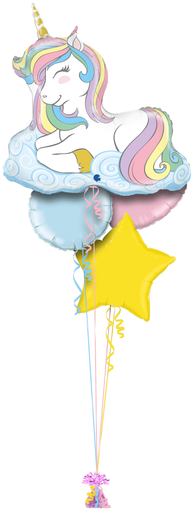 Sleeping Unicorn Balloon Bunch