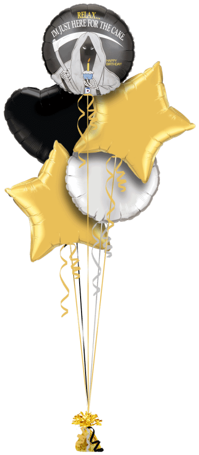 Relax Just Here For The Cake Balloon Bunch