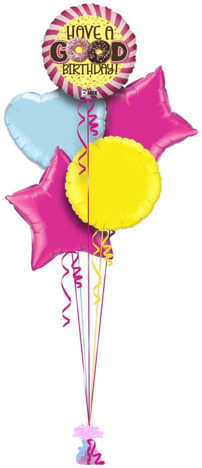 Good Donut Birthday Balloon Bunch