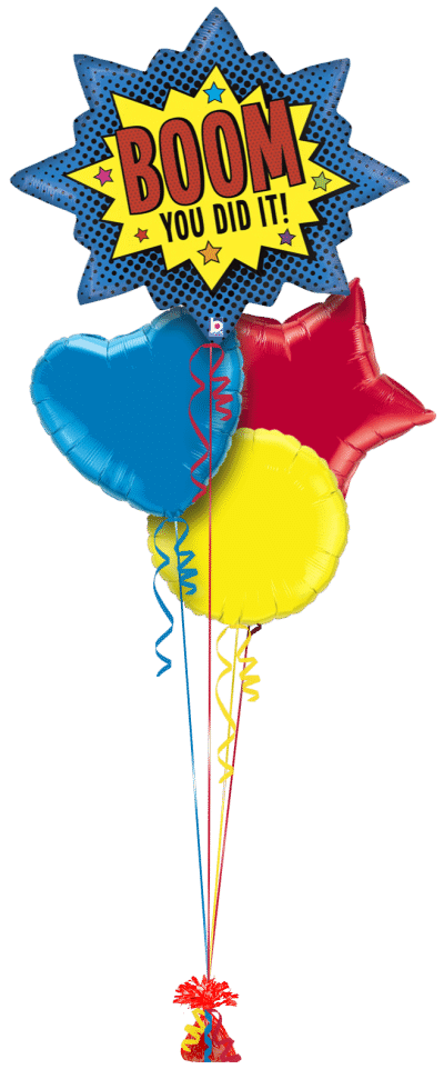 Boom You Did It Balloon Bunch