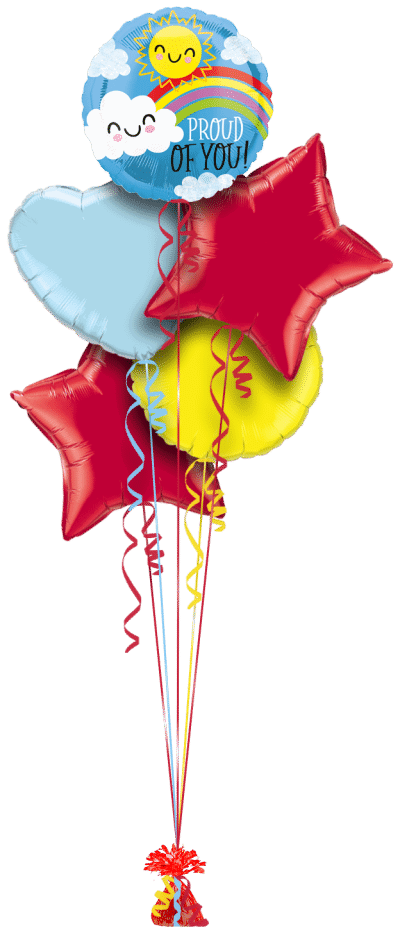 Proud of You Balloon Bunch