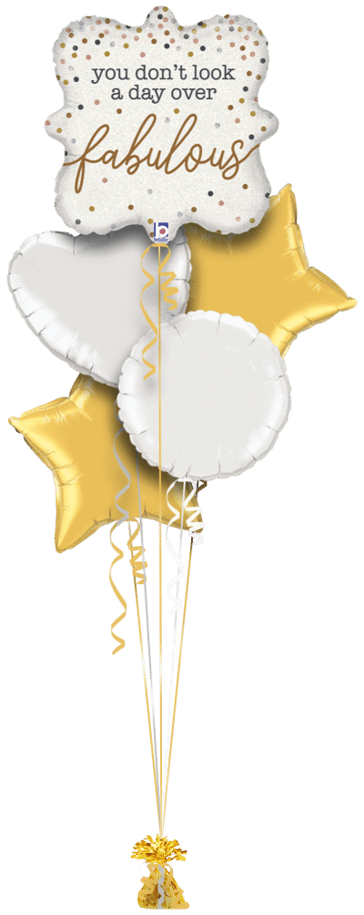 You Dont Look a Day Over Fabulous Balloon Bunch