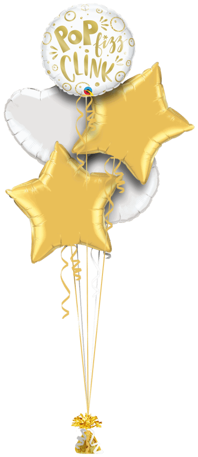 Pop Fizz Clink Balloon Bunch