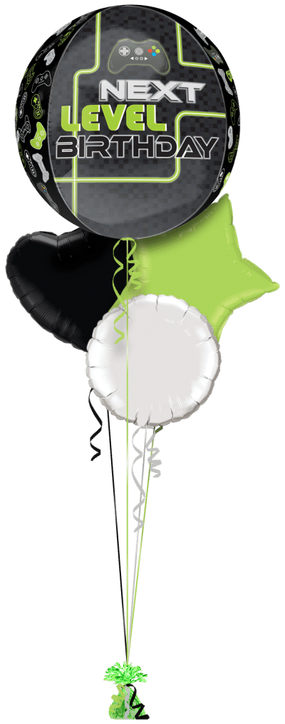 Next Level Birthday Orbz Balloon Bunch