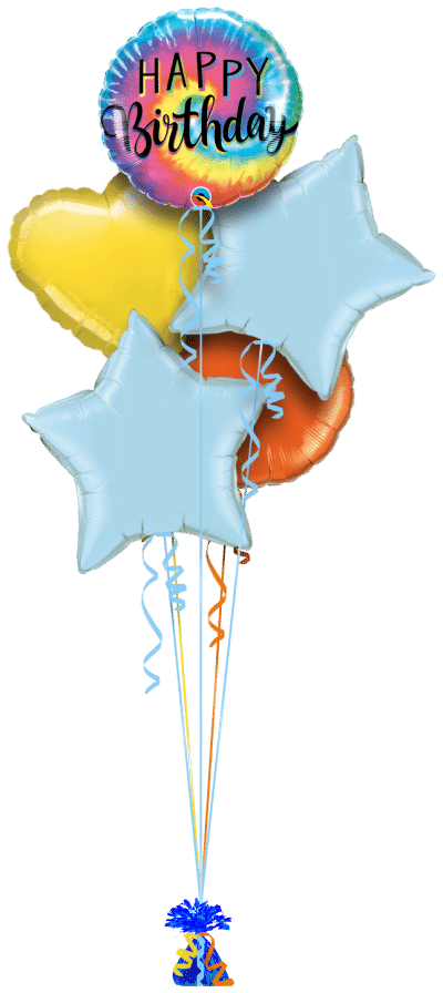 Colourful Birthday Balloon Bunch