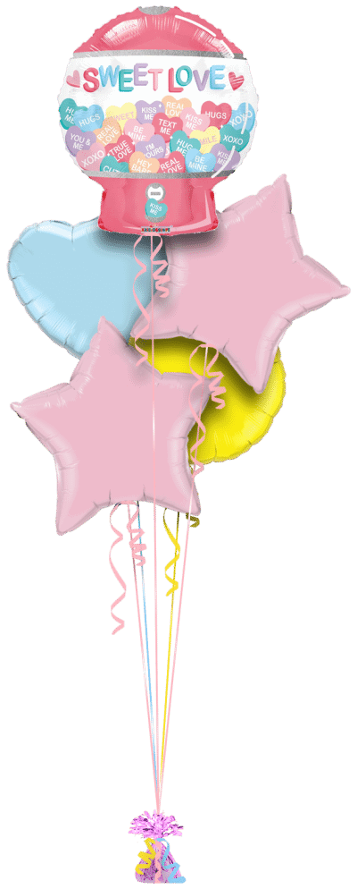 Sweet Love Balloon Bunch