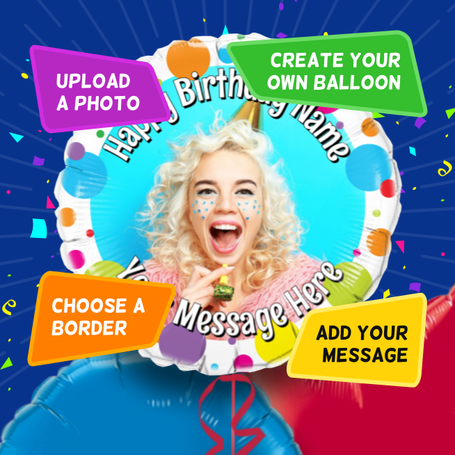 An example of a Birthday photo balloon