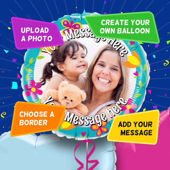 An example of a Mother's Day photo balloon