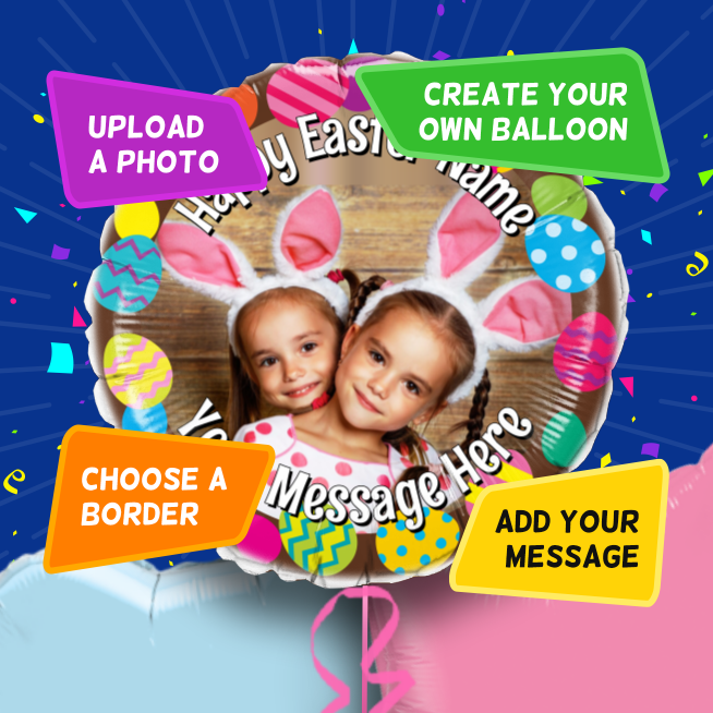 An example of a Easter photo balloon